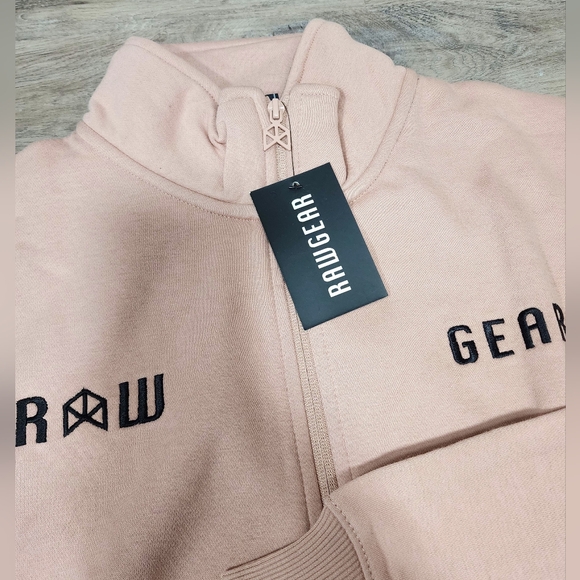 NWT Raw Gear Zip-Up Fleece Jacket Size Medium - Picture 3 of 5